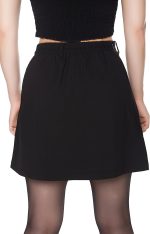 Bigary Women's Goth Skirt Gothic Punk Emo Plaid Pleated Short Skirt - Image 2